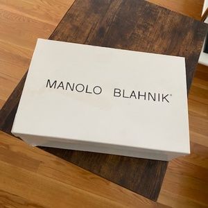 Manolo Blahnik Jewel Open Toe Size 38 (7.5-8 US)